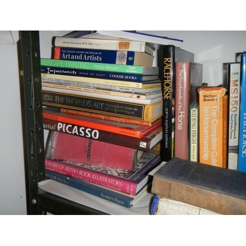 6 - A good lot of art and antique reference books, one shelf.