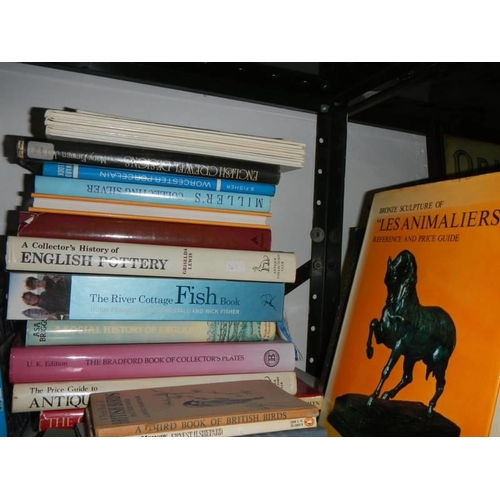 6 - A good lot of art and antique reference books, one shelf.