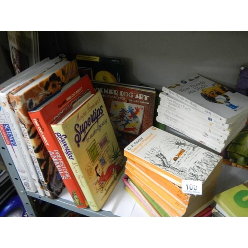 100 - A quantity of books including How Things are Made, Giles etc.,