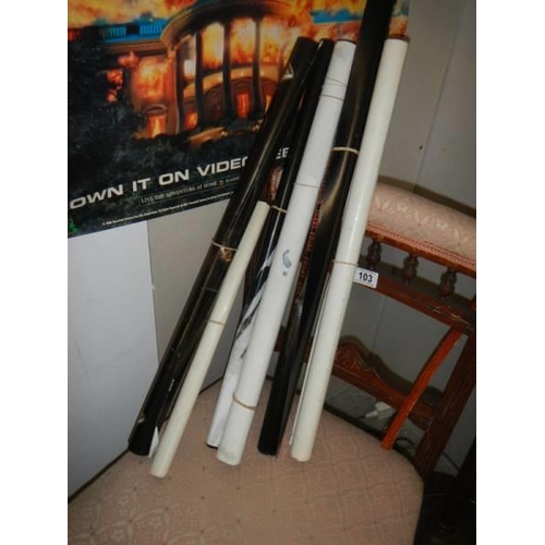 102 - A quantity of posters.