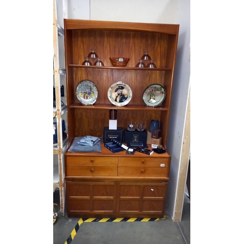 1432 - A teak wall cupboard COLLECT ONLY