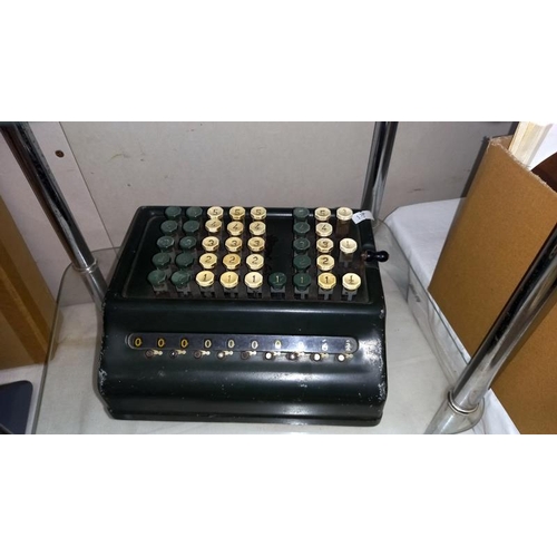 1436 - 2 vintage Bell Punch plus model 509/s 509/fs and a cante De calculator adding machines COLLECT ONLY