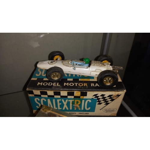 1474 - 2 boxed Scalextric C82 Lotus and C81 Cooper and Airfix Hi-speed eagle Weslake and a monogram slot ca... 