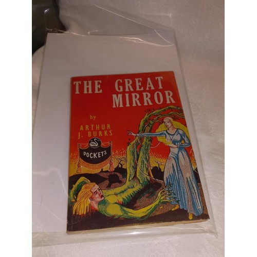 1483 - 4 classic science fiction pulp fiction books including the great mirror, planet fall, hostile worlds... 