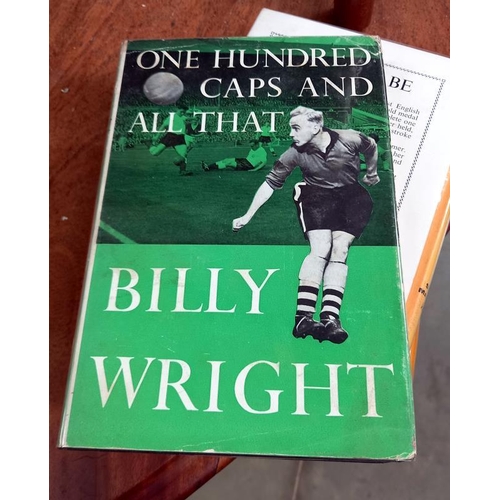 1496 - Rare Football related books including signed editions including Captain of Wales signed Walley Barne... 