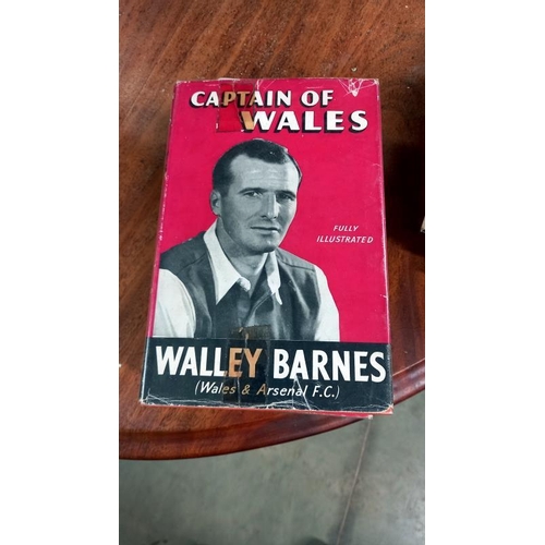 1496 - Rare Football related books including signed editions including Captain of Wales signed Walley Barne... 