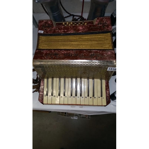 1538 - A vintage Picto piano accordion