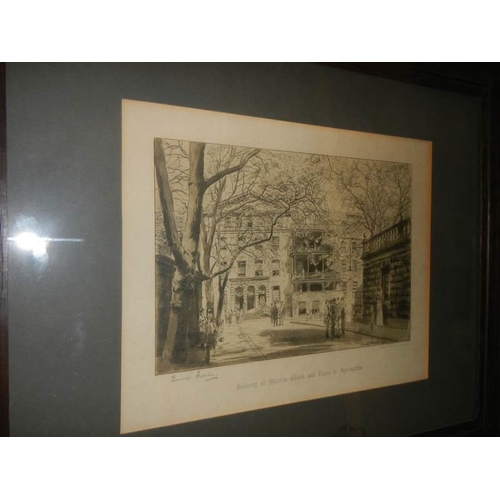 338 - A collection of framed engravings etc., COLLECT ONLY.