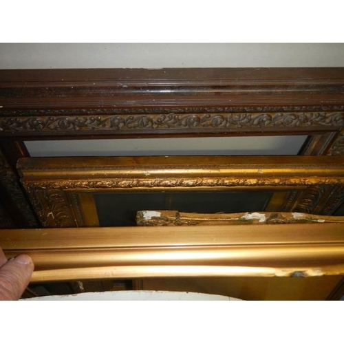 349B - A Good lot of old picture frames, COLLECT ONLY.