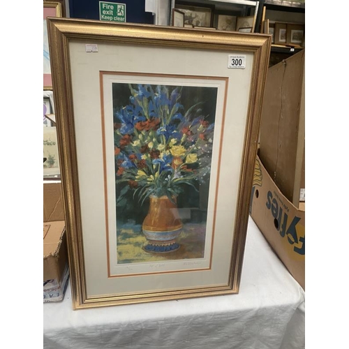 300 - A limited edition framed and glazed signed print  Pot of Gold by H K Watmore