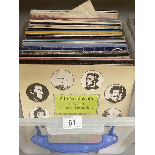 61 - A mixed box of records