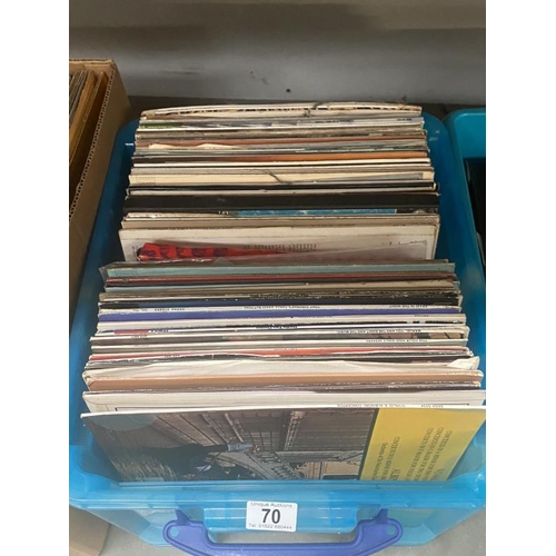 70 - A box of LPs including some noteworthy albums