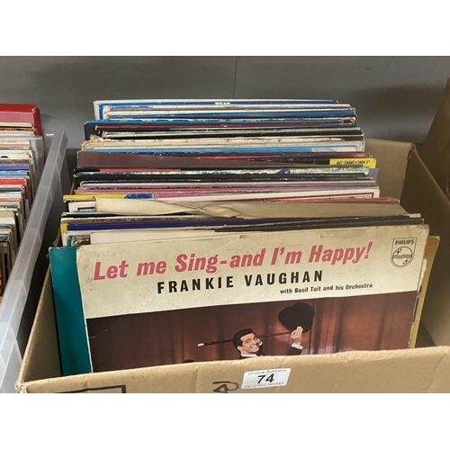 74 - A mixed box of records