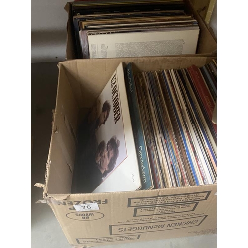 76 - Two boxes of mixed records