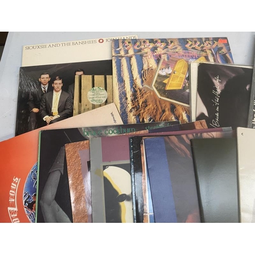 86 - 25 Noteworthy LPs amd 12 inch including Quincy Jones, Bill Nelson, Faustus, Bruce Cockburn etc