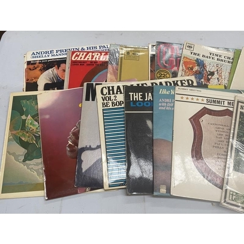 49 - 20 Jazz records in excellent conditionincluding Jazz Crusader, Charlie Parker, Monk, Coltrane etc