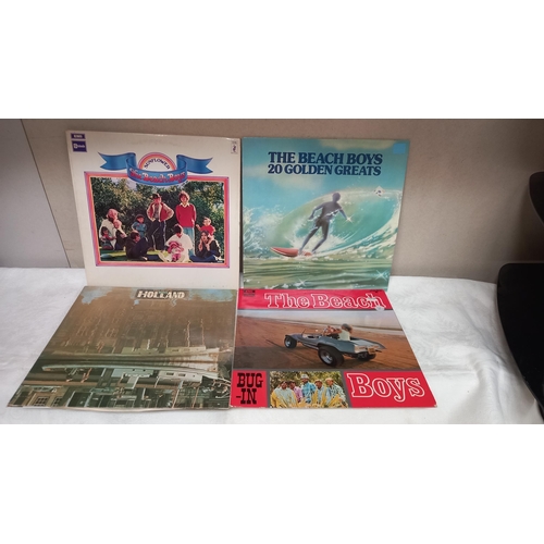 142 - 7 Beach Boys LPs Including Pet Sounds, Sunflowers etc. Mostly in excellent condition