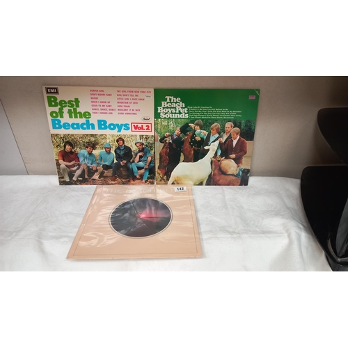 142 - 7 Beach Boys LPs Including Pet Sounds, Sunflowers etc. Mostly in excellent condition