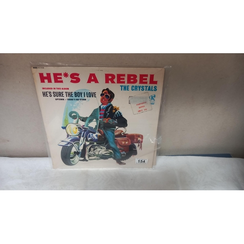 154 - Hard to find , He's a Rebel crystals London Mono HA8120 near mint