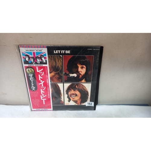 162 - Beatles, Let it be Apple EAS 80561 Japan Ubi Vinyl LP