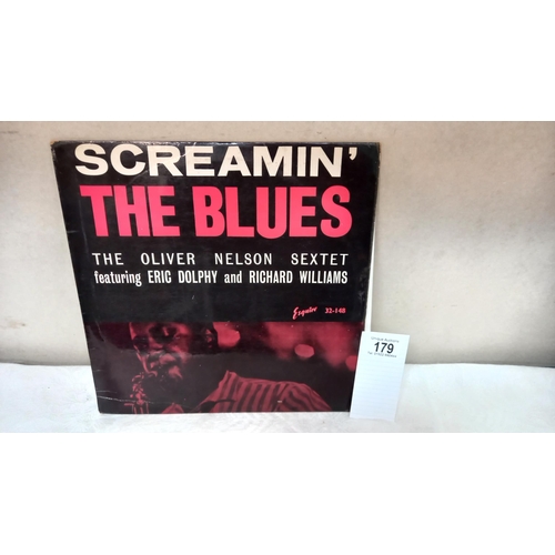 179 - Screamin the Blues, Oliver Nelson Sextet Esquire, 32 - 148 excellent condition