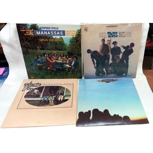 199 - Quantity of Early 70s, US Country / Rock Rio Grande, Eagles, Byrds. Stephen Stills Etc Mostly excell... 