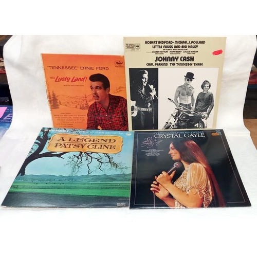 203 - Quantity of Folk / Country LPs. Ry Cooder Son of Morrison