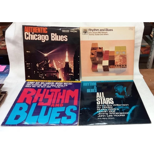 207 - Quantity of Blues/Rock V/A Lps