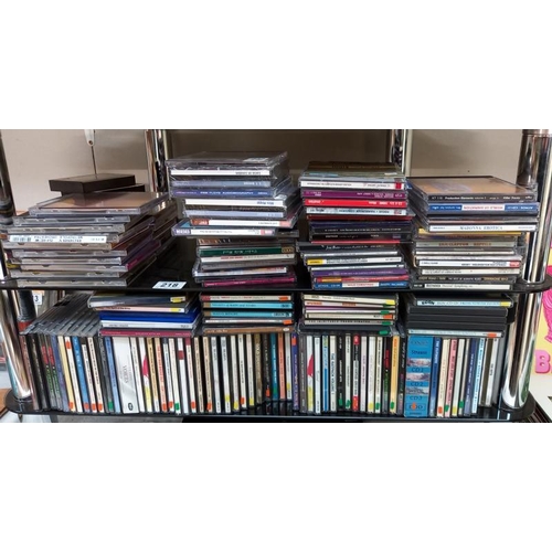 218 - Quantity of CD's