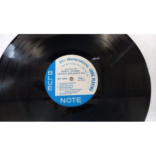 230 - A rare Blue note album, The Golden 8, Clarke, Boland & Company, Blue Note 4092, original (rug)