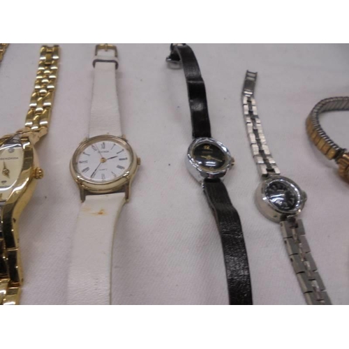 1113 - Eight ladies wrist watches including Sekonda and Oris,