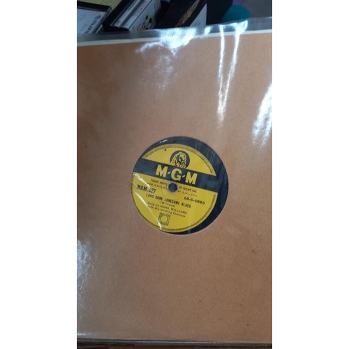 243 - Large quantity of UK Hank Williams 78s