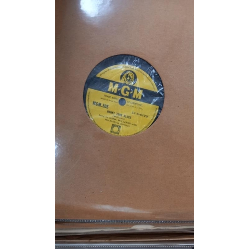 243 - Large quantity of UK Hank Williams 78s