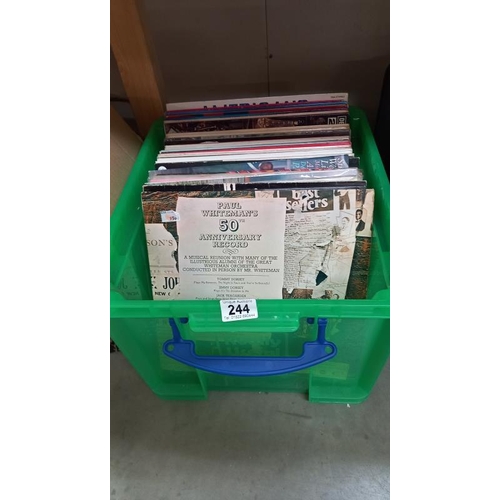 244 - A quantity of mixed LPs Jazz / Big band/ Pop etc