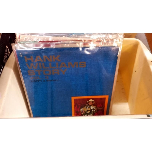 277 - Quantity of Hank Williams LPs made in Japan China some sealed