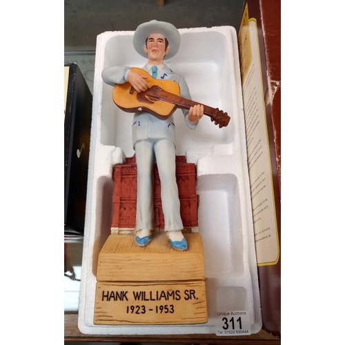 311 - Hank WIlliams McCormick Decanter in box