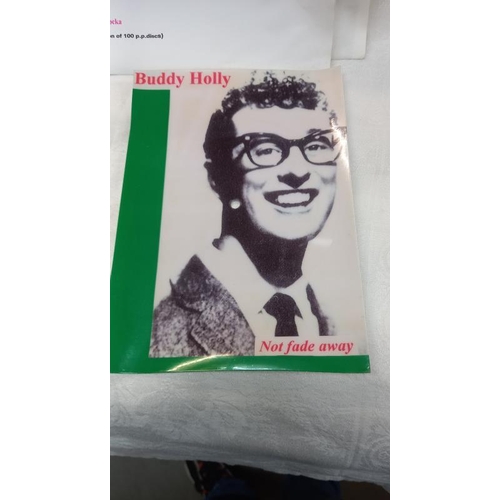 320 - 5 Buddy Holly postcard disc