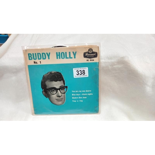 338 - Buddy Holly No1 EP Brunswick OE 9456 Early press Very good condition