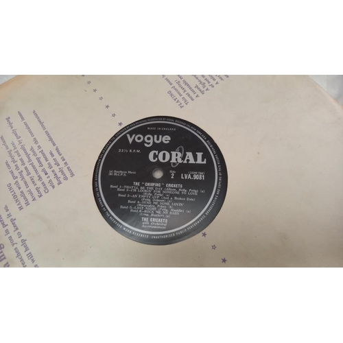 346 - Chirping Crickets Coral Vouge Label LUA9081 Martrix 1B / 1B Very good condition