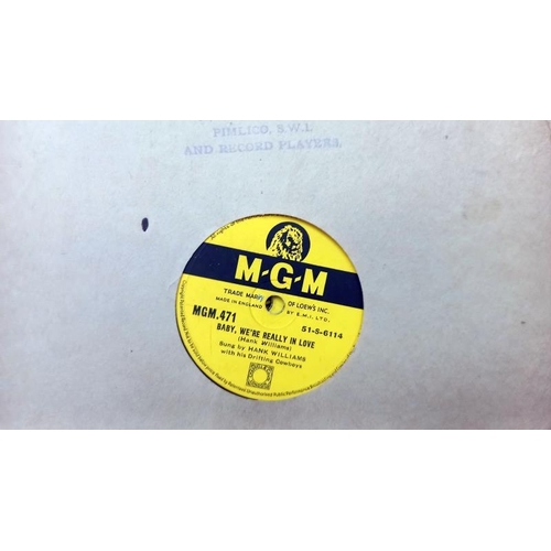 360 - Quantity of Hank Williams 78's78's UK Release MGM Yellow