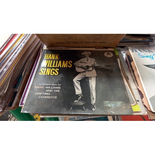 424 - A quantity of Hank Williams LP's D137, ZL 5607, D 154, D 105, D 144 & D 119