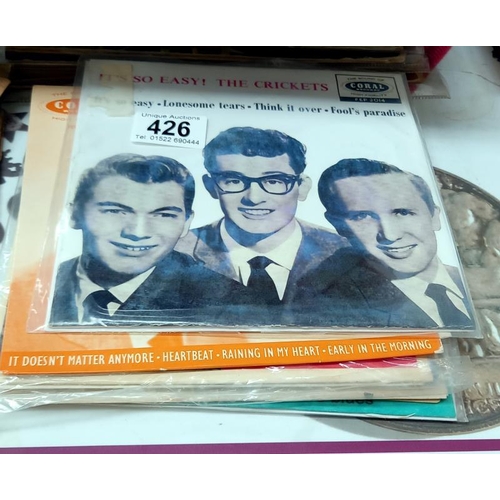 426 - 5 Buddy Holly EP's, Coral label