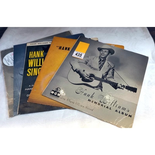 435 - A quantity of Hank Williams D137, D137, D105, D105 & D137