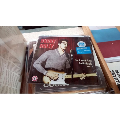 452 - Quantity of Buddy Holly LPs, His undubbed versions, Good Rocking Tonkey, The day the music died