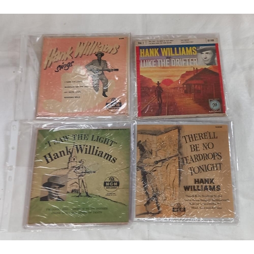 481 - 9 x Mixed Hank Williams 45's