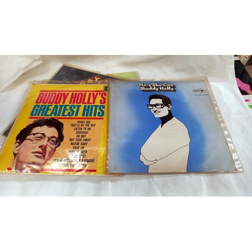 496 - Quantity of Buddy Holly LPs Including He's the one, Something Special, Some look unopened