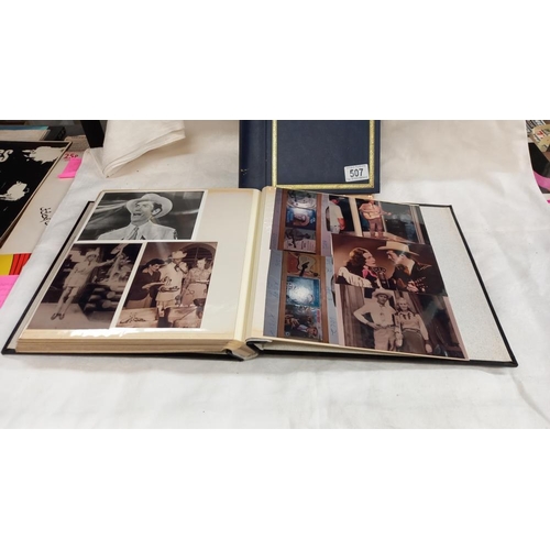 507 - 2 albums of Hank WIlliams photos