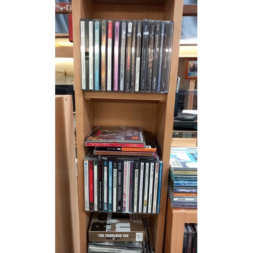 515 - Very Large Quantity of CDs Rock / Pop Classical Etc including Cabinets / shelves