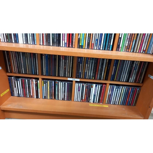 515 - Very Large Quantity of CDs Rock / Pop Classical Etc including Cabinets / shelves