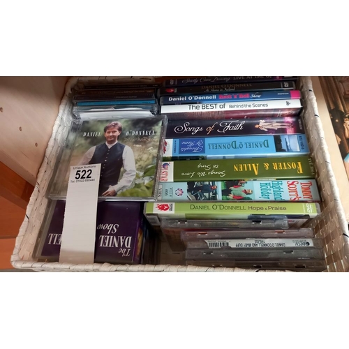 522 - Quantity of Daniel O'Donnell CDs DVDs Etc